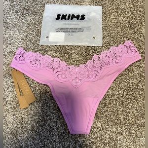 skims lace dipped thong valentines collection